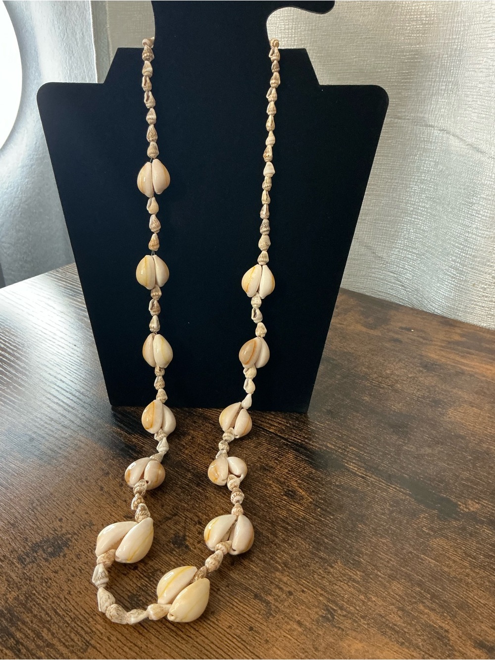 Handcrafted Beige Shell Necklace - Women Jewelry